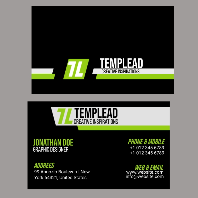 Creative Business Card AD Template PosterMyWall
