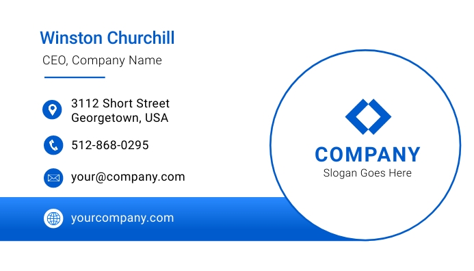 Creative Business Card Design template