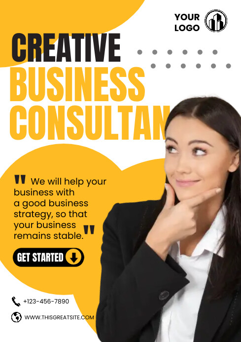 Creative Business Consultan A4 template