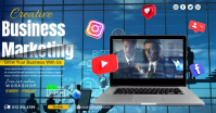 Creative Business Marketing Video Facebook-Anzeige template