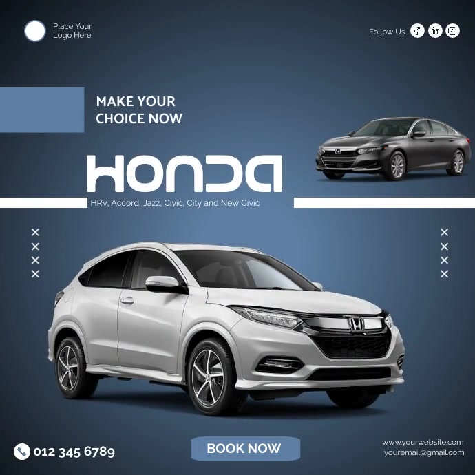 CREATIVE CAR RENTAL POSTER Template | PosterMyWall