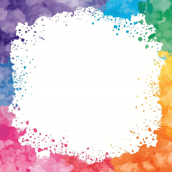 Copy of Creative colorful splash invitation template | PosterMyWall