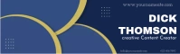 Creative Content Creator Banner Imagen de Fondo de LinkedIn template