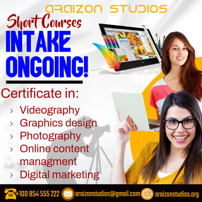 creative courses flyer Template | PosterMyWall