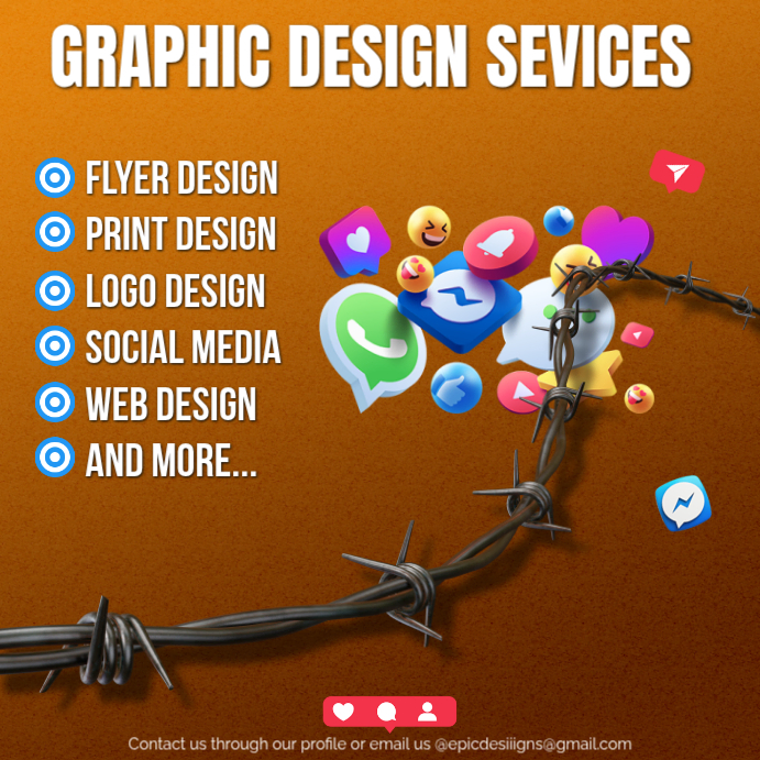 Copy of Creative Design Services Social Media Post | PosterMyWall