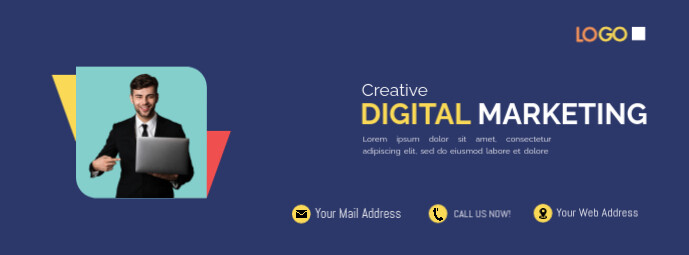 Creative DIGITAL Marketing Facebook Cover Photo template