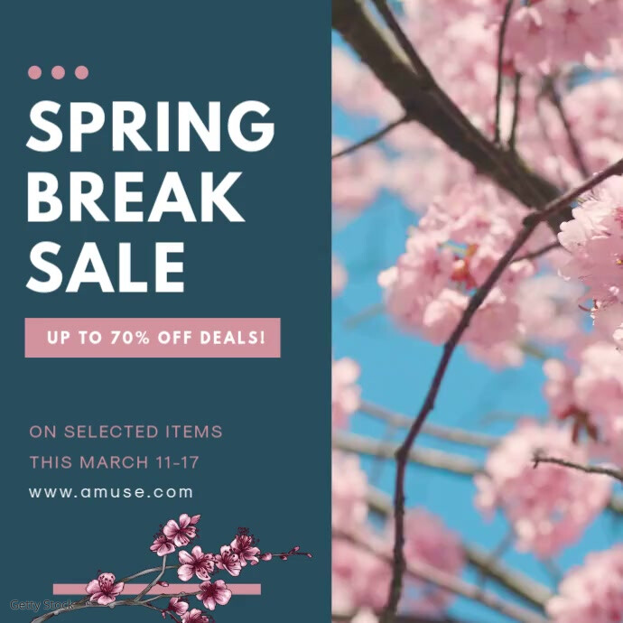 Creative Fashion Spring Sale Advertisement Template | PosterMyWall