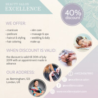 Creative Hair Salon Advertisement Design Template Postermywall