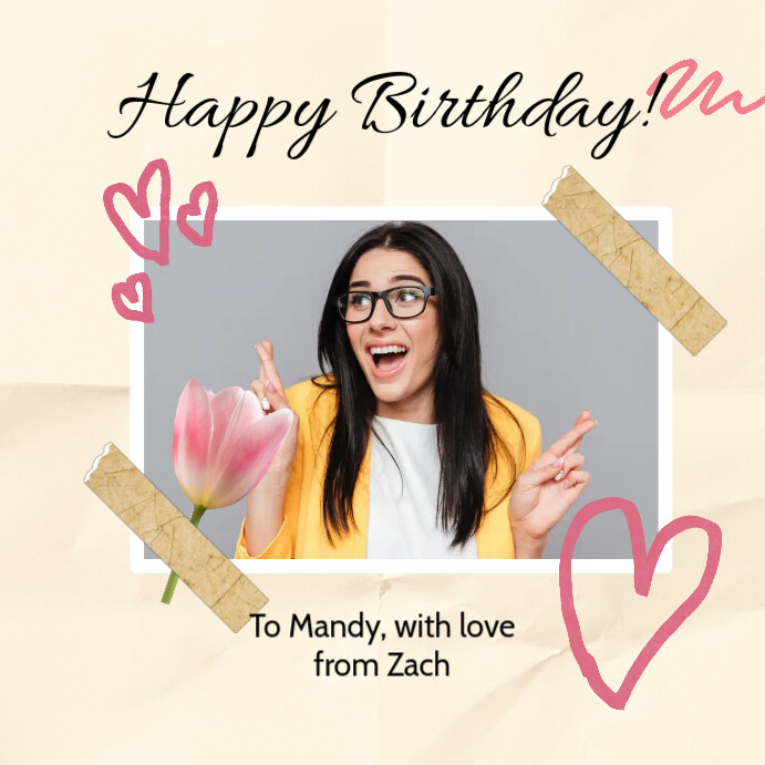 Creative Happy birthday instagram post Template PosterMyWall