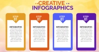 Creative Infographics Design Facebook Shared Image template