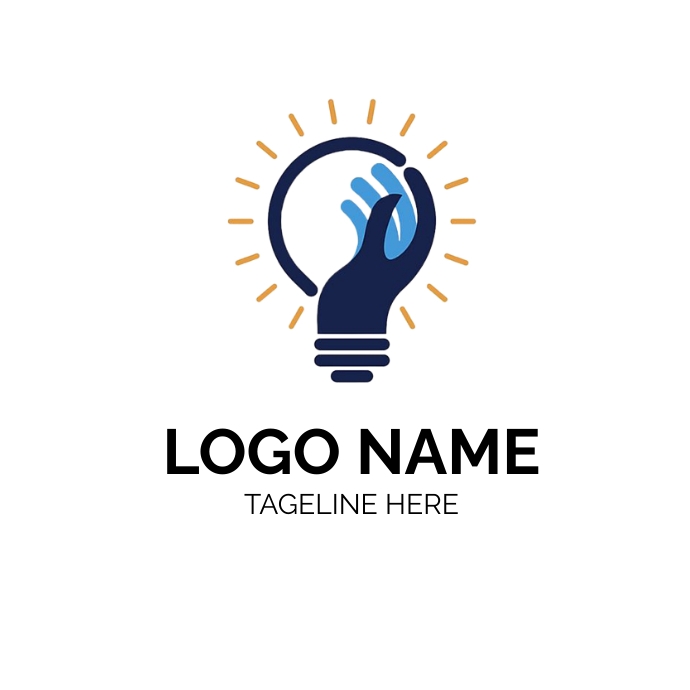 Creative Light Bulb logo Template | PosterMyWall