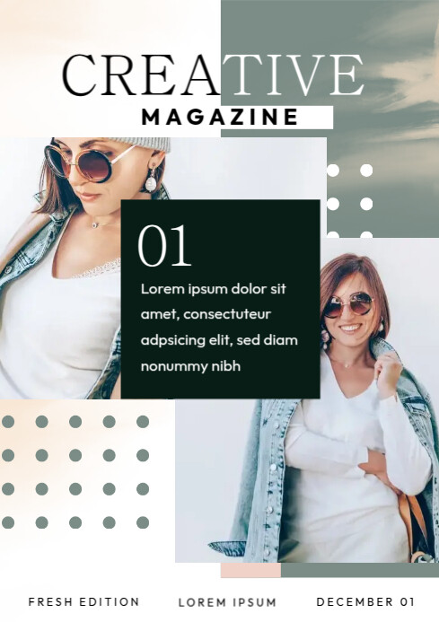 Creative Magazine Template | PosterMyWall