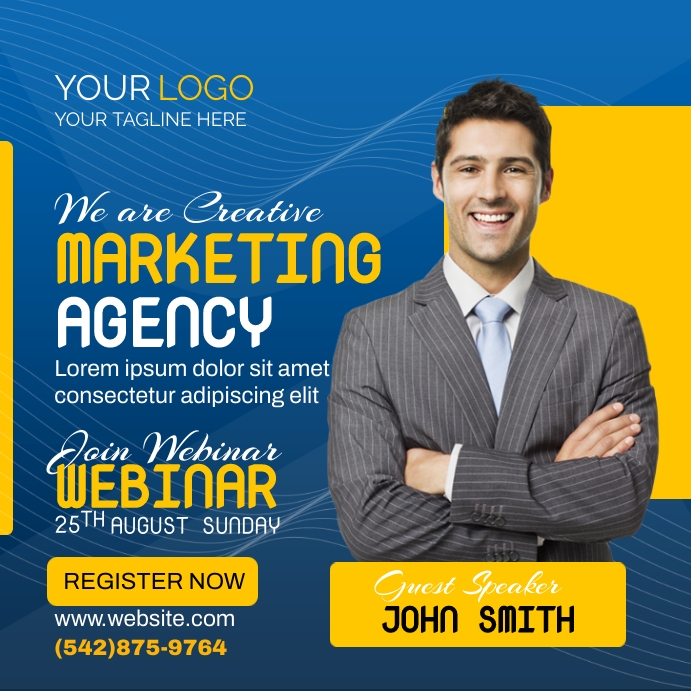 Plantilla de Creative Marketing Agency Banner | PosterMyWall