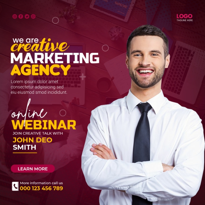 Copy Of Creative Marketing Agency PosterMyWall