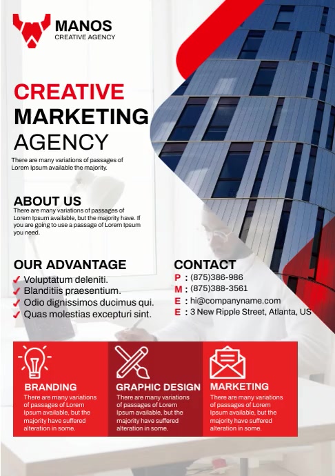 Plantilla de Creative Marketing Agency Offer | PosterMyWall