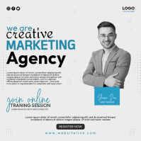 Creative marketing agency. Instagram-Beitrag template