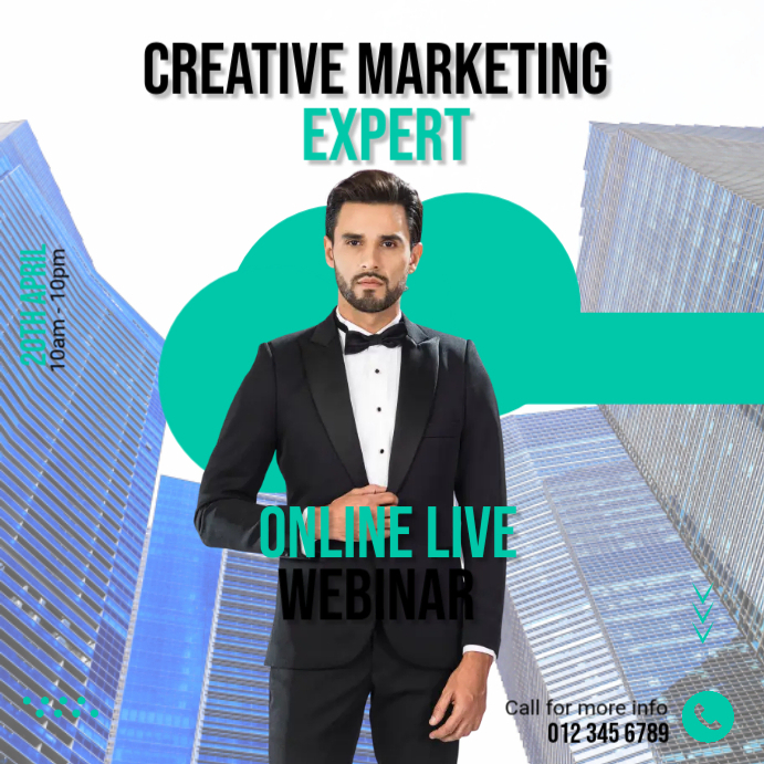 Creative Marketing Expert ADS Template | PosterMyWall