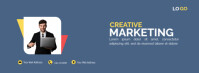CREATIVE MARKETING Facebook Cover Ikhava Yesithombe se-Facebook template