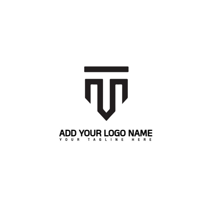 Creative Mt Or Tm/initial Line Art T/negative Space/stylish Monogram/modern/brand Unique/ Logo Логотип template