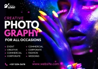 Creative Photography Postcard Template