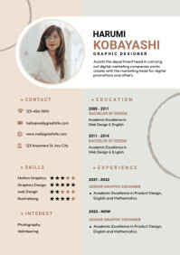Creative Resume Template | PosterMyWall
