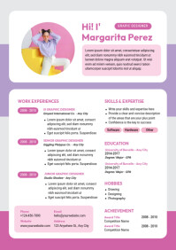 Creative Resume Template | PosterMyWall