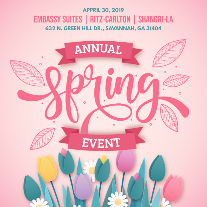 Copy of Creative Spring Event Party Invitation | PosterMyWall