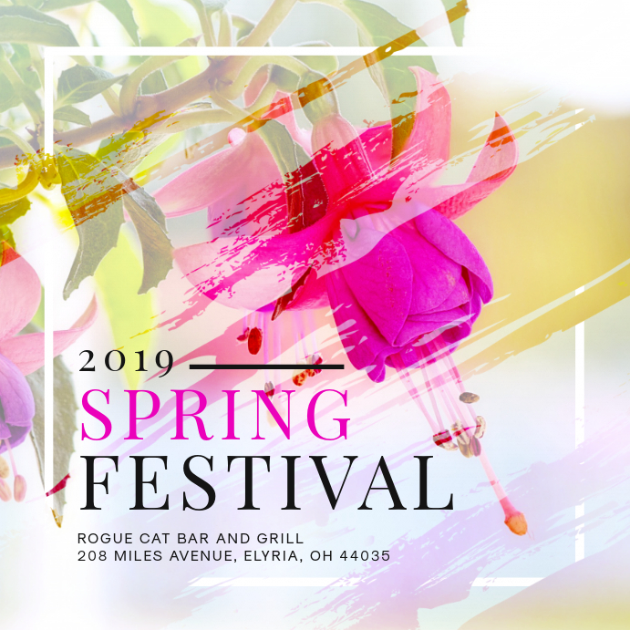 Copy of Creative Spring Festival Party Invitation | PosterMyWall