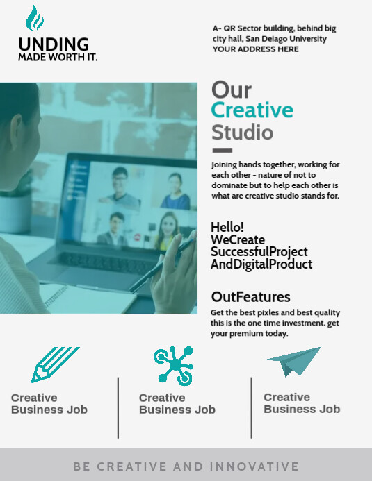 Creative Studio Poster Template | PosterMyWall