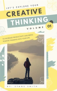 Creative Thinking Self Help Non-fiction Book template