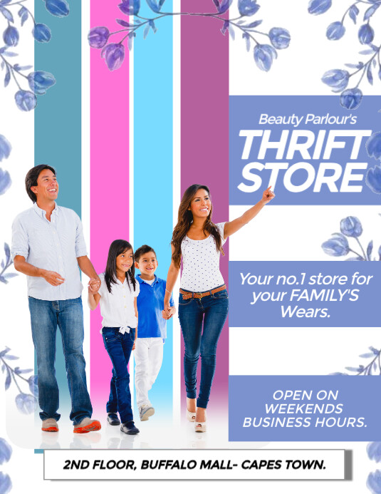 CREATIVE THRIFT STORE FLYER TEMPLATES | PosterMyWall