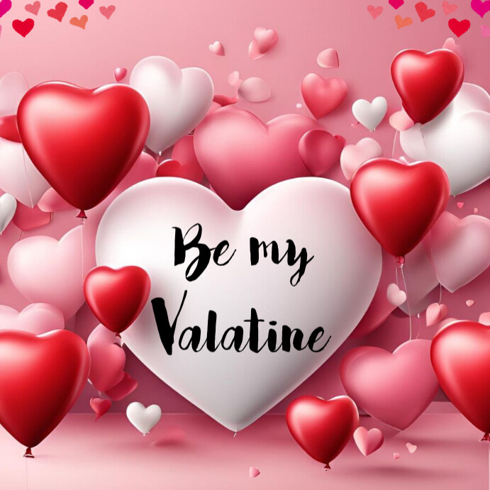 Creative Valentine Greeting card design Instagram na Post template