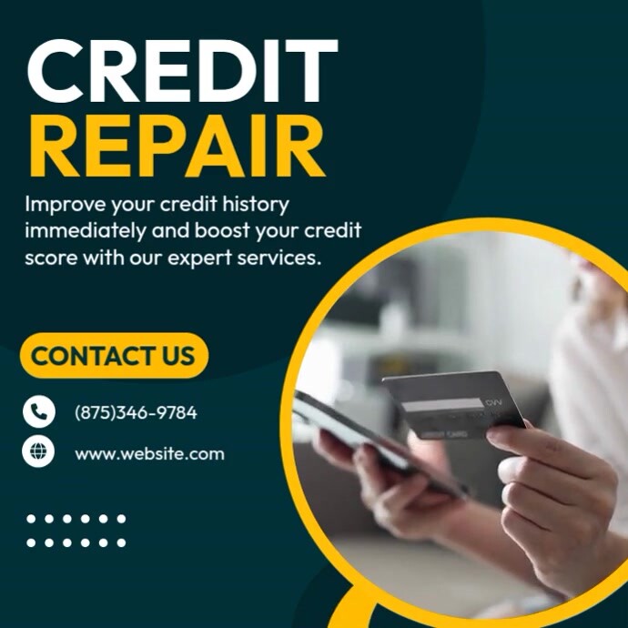 Credit Repair Template PosterMyWall