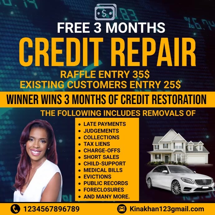 credit repair flyer, professional tax flyers, Template | PosterMyWall