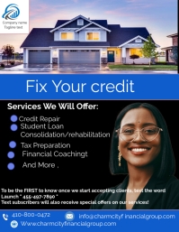 credit repair flyer Template | PosterMyWall