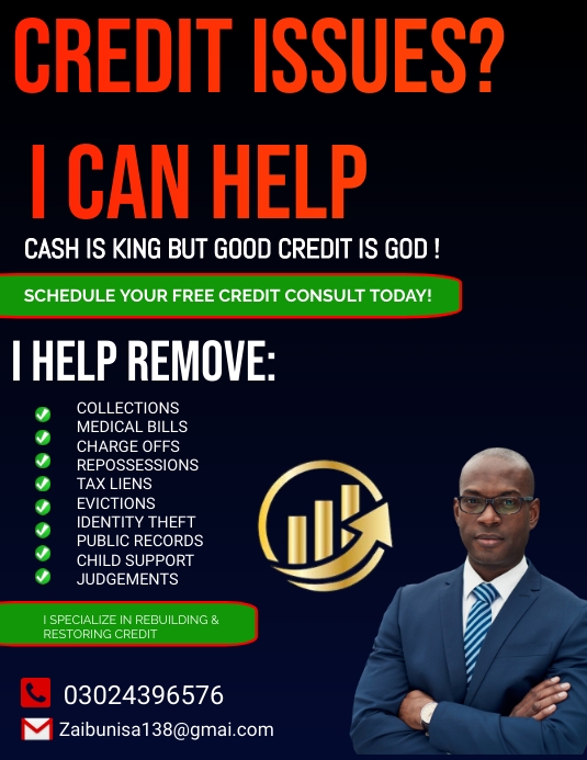 credit repair flyer template