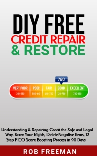 credit repair flyer template Kindle Omslag