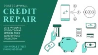 Credit repair service business digital video template