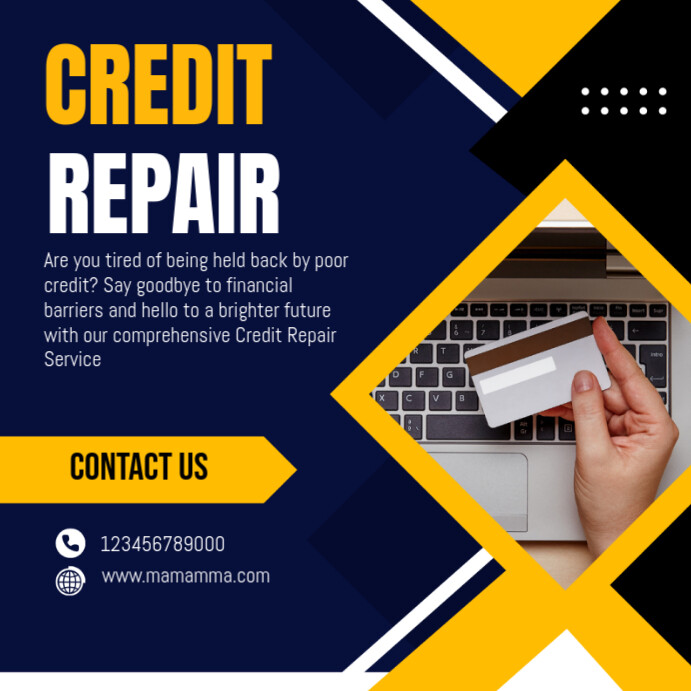 Copy of credit repair service | PosterMyWall