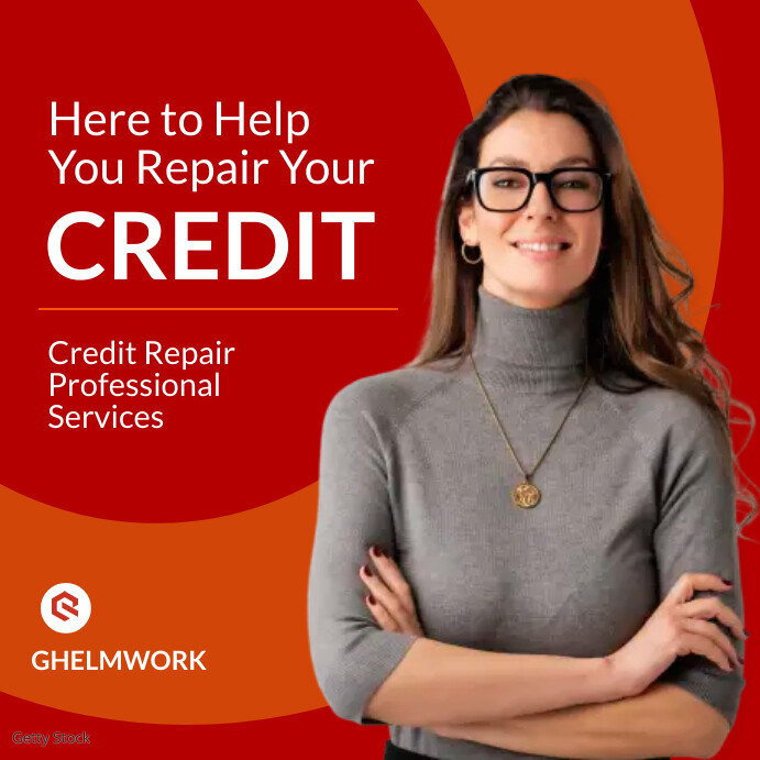 Credit Repair Services advertisement 2024 202 Template | PosterMyWall