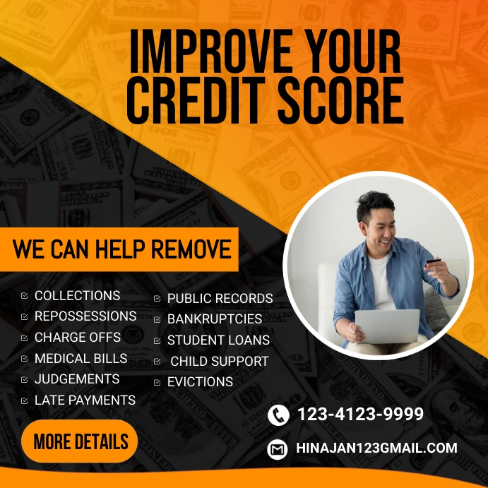 Copy of credit score flyer | PosterMyWall