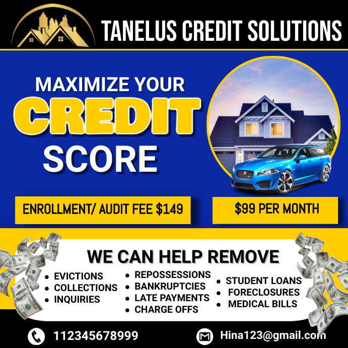 Score Repair Copy of credit score repair flyer | PosterMyWall