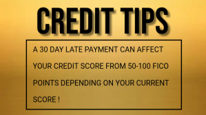 credit tips flyer YouTube-miniature template