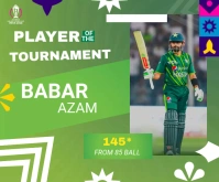 Cricket 100 Run Template Medium Rectangle