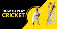 cricket Facebook Shared Image template