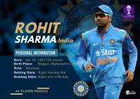 Cricket Postcard template