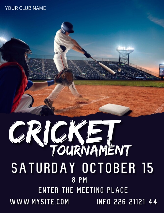 CRICKET Volantino (US Letter) template