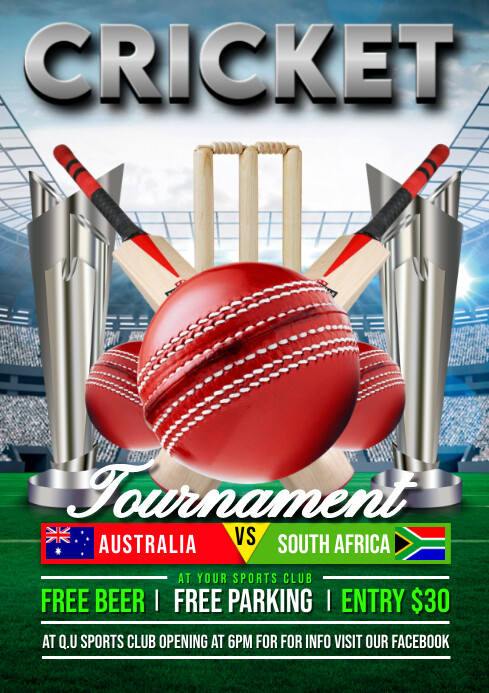 Copy of Cricket | PosterMyWall
