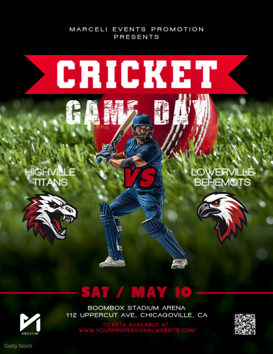 Cricket Flyer Ad Template | PosterMyWall