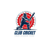 cricket logo template